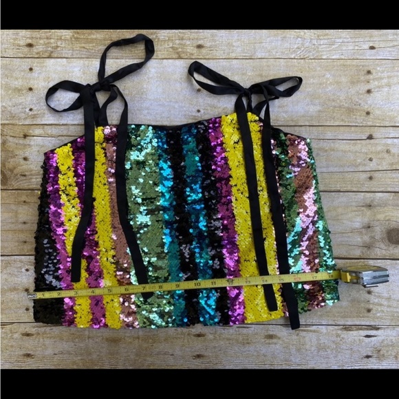 Zara sequence top in XS - Picture 2 of 4